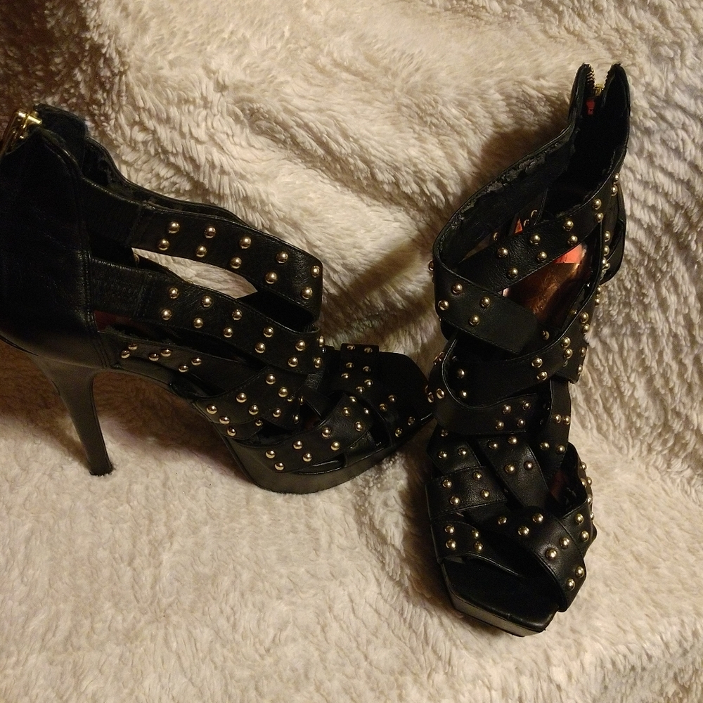 DV by Dolce Vida heeled strappy studded sandals